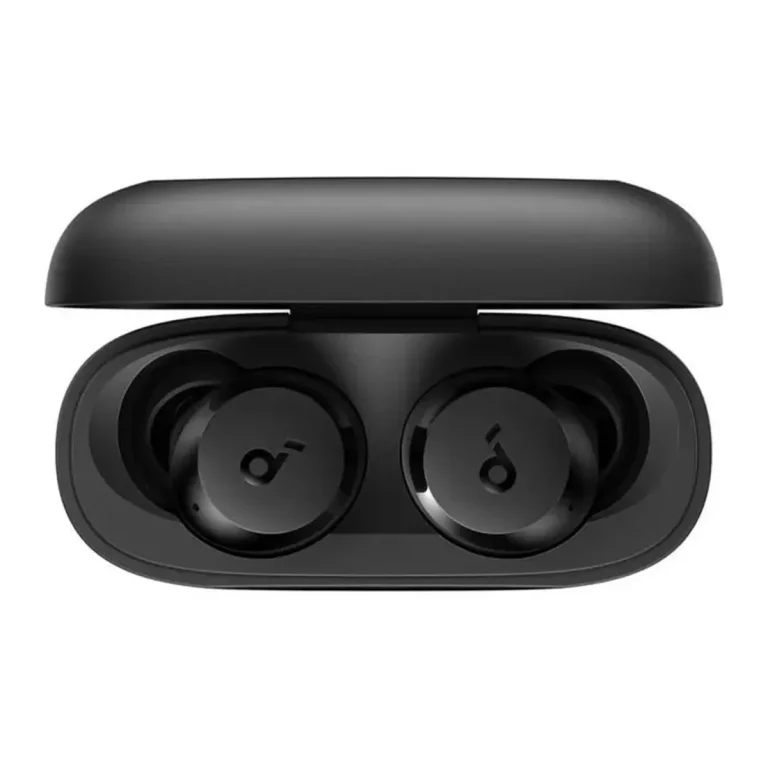 هدفون بلوتوثی انکر مدل Soundcore A۲۵i بدون قابلیت نویز کنسلینگ، درگاه شارژ USB Type-C، دارای دو میکروفون داخلی با الگوریتم هوش مصنوعی، مقاوم در برابر پاشش آب