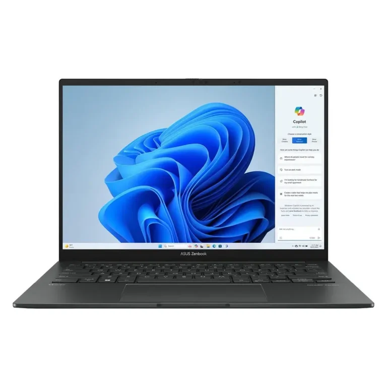 لپ تاپ ۱۴ اینچی ایسوس مدل ZenBook ۱۴ OLED Q۴۱۵MA-U۵۵۱۲-Core Ultra ۵ ۱۲۵H-۸GB LPDDR۵-۵۱۲GB SSD-Touch