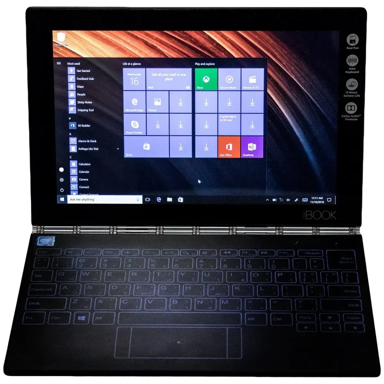 تبلت لنوو مدل (Yoga Book With Windows (WiFi ظرفیت ۶۴ گیگابایت