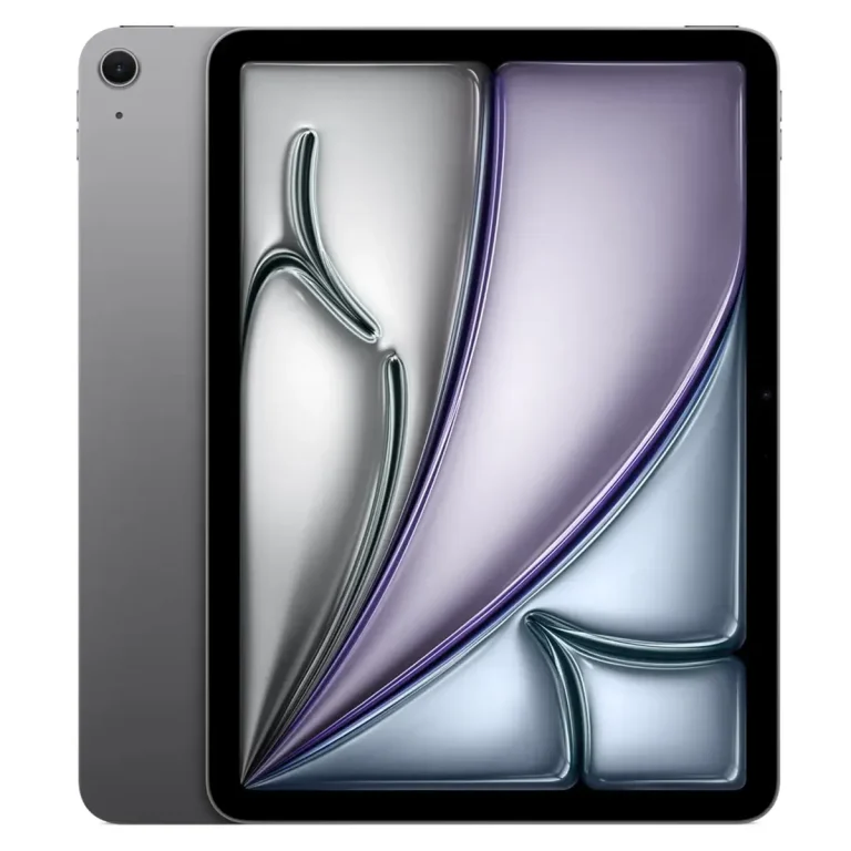 تبلت ۱۱ اینچ اپل مدل iPad Air ۲۰۲۶ M۴ Wi-Fi ظرفیت ۱۲۸ گیگابایت و رم ۱۲ گیگابایت، رزولوشن دوربین اصلی ۱۲ مگاپیکسل، پشتیبانی از قلم و کیبورد