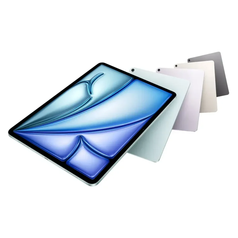تبلت ۱۱ اینچ اپل مدل iPad Air ۲۰۲۶ M۴ Wi-Fi ظرفیت ۱۲۸ گیگابایت و رم ۱۲ گیگابایت، رزولوشن دوربین اصلی ۱۲ مگاپیکسل، پشتیبانی از قلم و کیبورد
