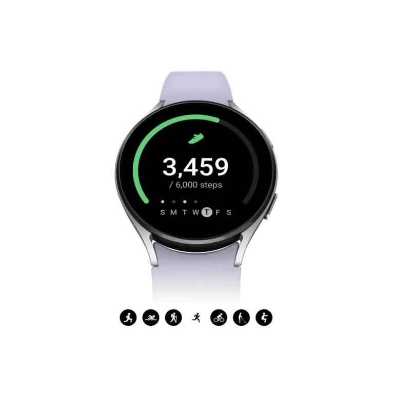 ساعت هوشمند ۴۰ میلیمتری سامسونگ مدل Galaxy Watch ۵ با بند سیلیکونی