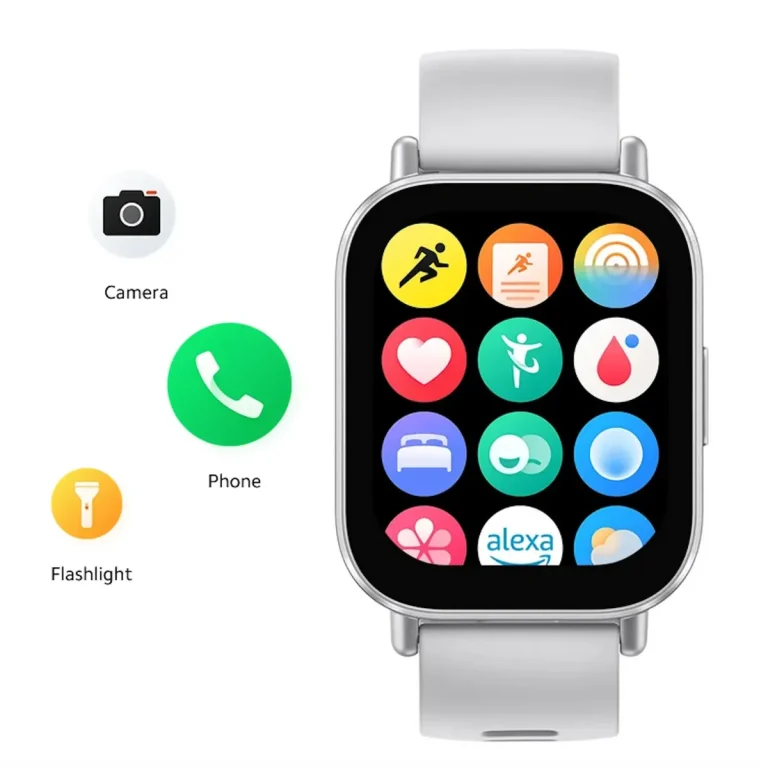 ساعت هوشمند شیائومی مدل Redmi Watch ۵ Active دارای قابلیت های قابلیت مکالمه از طریق بلوتوث، قابلیت تغییر طرح ساعت یا تم بند پلاستیک