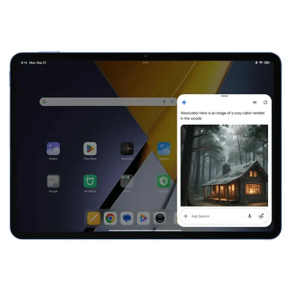 تبلت 11.2 اینچ شیائومی مدل Poco Pad X1 ظرفیت 512 گیگابایت و رم 8 گیگابایت، رزولوشن دوربین ۱۳ مگاپیکسل، پشتیبانی از قلم و کیبورد - تصویر 13