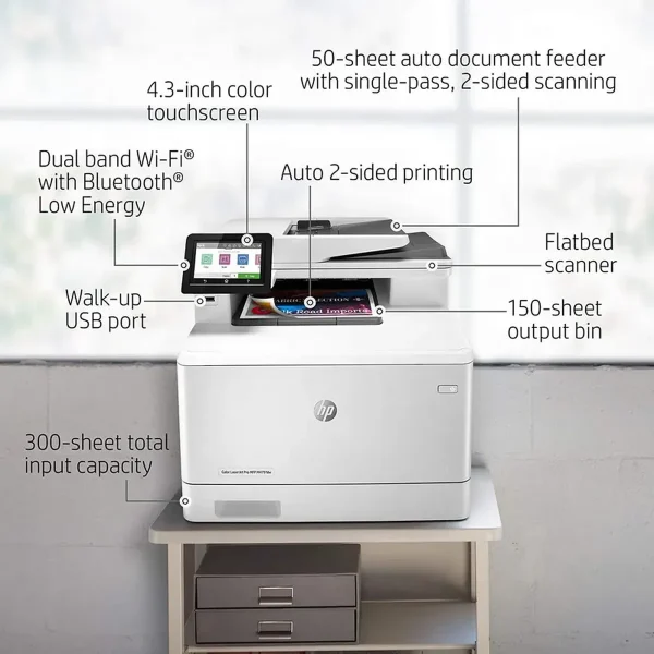 پرینتر چند کاره لیزری اچ‌ پی مدل Color LaserJet Pro MFP M479dw - تصویر 10