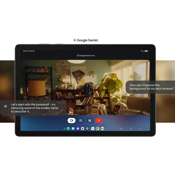 تبلت 11 اینچ سامسونگ مدل Galaxy Tab A11 Plus 5G، ظرفیت 128 گیگابایت و رم 6 گیگابایت، قابلیت پشتیبانی از سیم کارت، رزولوشن دوربین 8 مگاپیکسل - تصویر 12