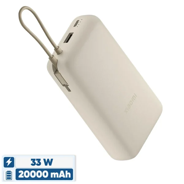 پاوربانک 33 وات شیائومی مدل PB2030MI ظرفیت 20000 میلی آمپر ساعت - گلوبال - تصویر 1