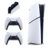 کنسول بازی سونی مدل PlayStation 5 Slim Digital Edition ظرفیت 825 گیگابایت ریجن CFI-2116 اروپا به همراه دسته اضافی و پایه شارژر