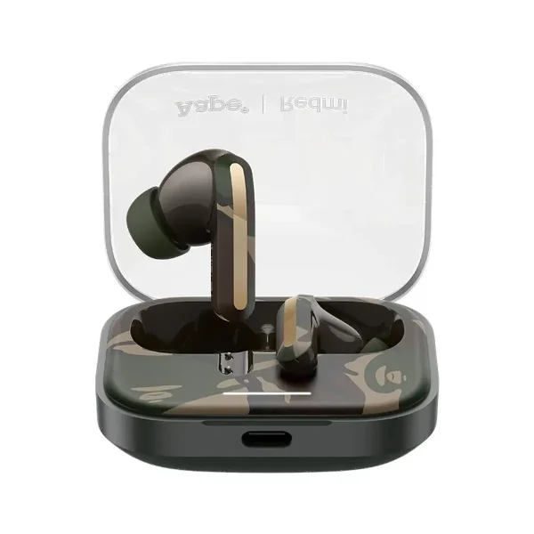 هدفون بلوتوثی شیائومی مدل Redmi Buds 5 با نویز کنسلینگ فعال (ANC)، درگاه شارژ USB Type-C، دارای نشانگر روی محفظه شارژ - تصویر 3
