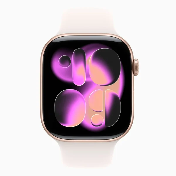 ساعت هوشمند 42 میلی متری اپل مدل Series 11 Aluminum Case با بند سیلیکونی - تصویر 5