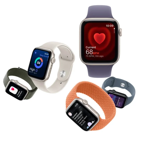 ساعت هوشمند 40 میلی متری اپل مدل SE 3 Aluminum Case با بند سیلیکونی - تصویر 12