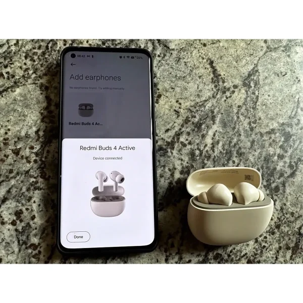 هدفون بلوتوثی شیائومی مدل Redmi Buds 4 Active بدون قابلیت نویز کنسلینگ، درگاه شارژ USB Type-C مقاوم در برابر پاشش آب و تعریق (IPX4) - تصویر 12