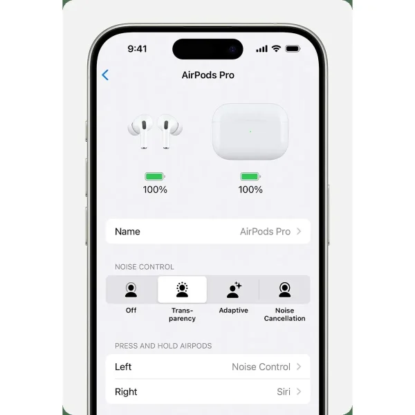 هدفون بلوتوثی اپل مدل AirPods 4 دارای نویز کنسلینگ، درگاه شارژ USB-Type-C و شارژ بی سیم، با قابلیت اتصال به چند دستگاه، پشتیبانی از فرمان لمسی و دستیار صوتی، نشانگر LED، مقاوم در برابر پاشش آب و گرد و غبار - تصویر 8