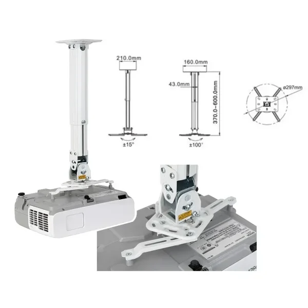 پایه سقفی ویدئو پروژکتور ان بی مدل NBT817-60 - تصویر 6