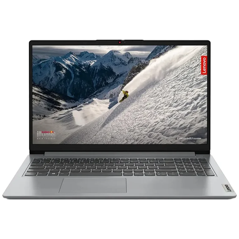 لپتاپ لنوو مدل IdeaPad ۱ ۱۵IJL۷ با پردازنده Celeron N۴۵۰۰، رم DDR۴ ۸GB با فرکانس ۲۹۳۳MHz، حافظه SSD با ظرفیت ۲۵۶GB، نمایشگر ۱۵.۶ اینچ TN با وضوح Full HD