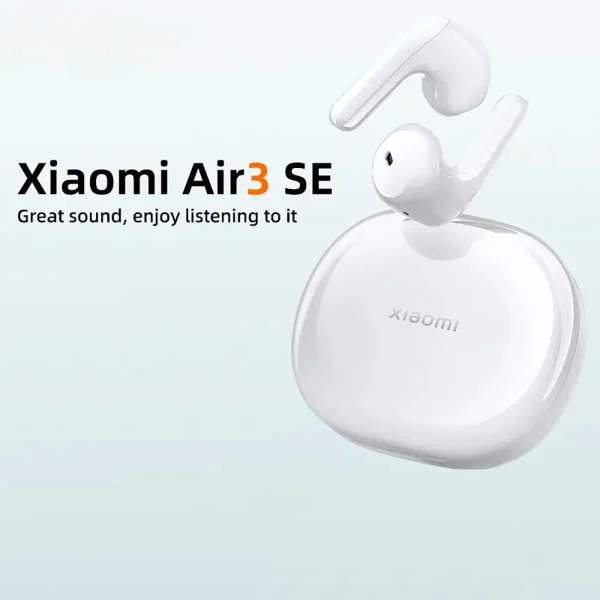 هدفون بلوتوثی شیائومی مدل Air 3 SE با نویز کنسلینگ فعال (ANC)، درگاه شارژ USB Type-C، مقاوم در برابر رطوبت و عرق - تصویر 3