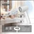 سشوار حرفه‌ای 1600 وات شیائومی مدل Mi Ionic Hair Dryer H300، موتور DC، وزن 508 گرم، دارای سری متمرکز‌کننده باریک با ویژگی صاف‌کنندگی، حجم‌دهندگی، با قابلیت باد سرد - تصویر 4
