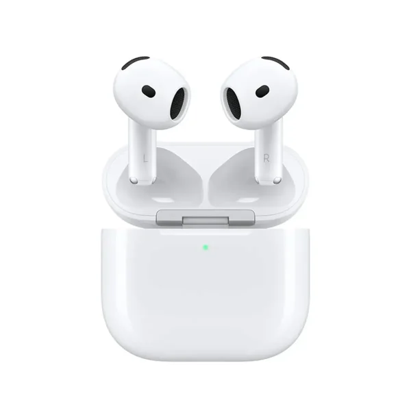 هدفون بلوتوثی اپل مدل AirPods 4 دارای نویز کنسلینگ، درگاه شارژ USB-Type-C و شارژ بی سیم، با قابلیت اتصال به چند دستگاه، پشتیبانی از فرمان لمسی و دستیار صوتی، نشانگر LED، مقاوم در برابر پاشش آب و گرد و غبار - تصویر 9