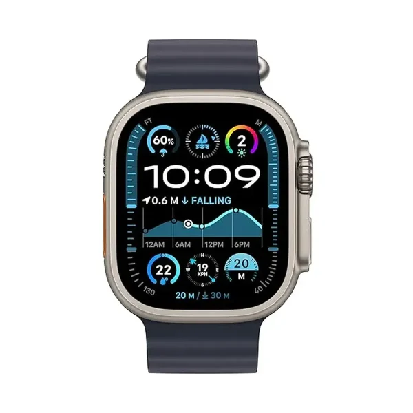 ساعت هوشمند اپل مدل Ultra 2 Black Titanium Case Ocean Band 49mm - تصویر 5