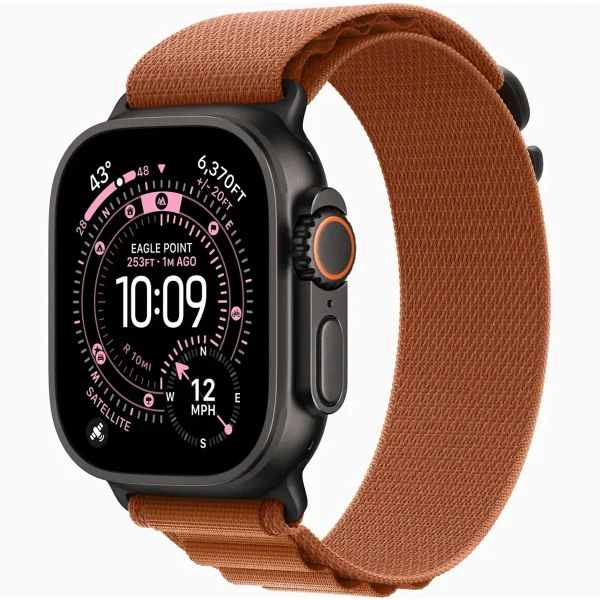 ساعت هوشمند 49 میلی متری اپل مدل Ultra 3 Black Titanium Case با بند Alpine - Image 2