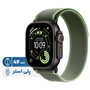 ساعت هوشمند 49 میلی متری اپل مدل Ultra 3 Black Titanium Case با بند Trail