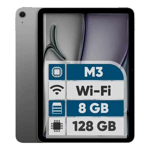 تبلت 11 اینچ اپل مدل iPad Air 11 2025 M3 Wi-Fi ظرفیت 128 گیگابایت و رم 8 گیگابایت - تصویر 1