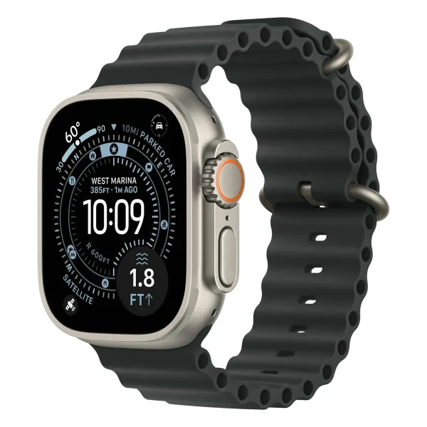 ساعت هوشمند 49 میلی متری اپل مدل Ultra 3 Black Titanium Case با بند Ocean - تصویر 4