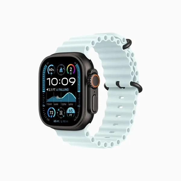 ساعت هوشمند اپل مدل Ultra 2 Black Titanium Case Ocean Band 49mm - تصویر 3