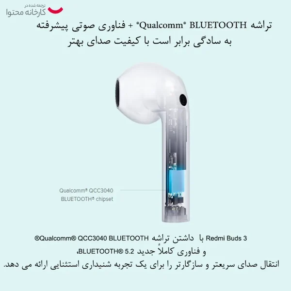 هدفون بلوتوثی شیائومی مدل MRE BUDS 3 BEAM FARMING WIERLESS - تصویر 13