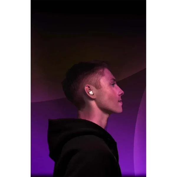هدفون بلوتوثی سامسونگ مدل Galaxy Buds2 Pro با نویز کنسلینگ فعال (ANC)، درگاه شارژ USB Type-C، دارای میکروفون سه‌گانه، مقاوم در برابر رطوبت و عرق، مجهز به سنسور شتاب‌سنج و مقاومت در برابر آب IPX7 - تصویر 14