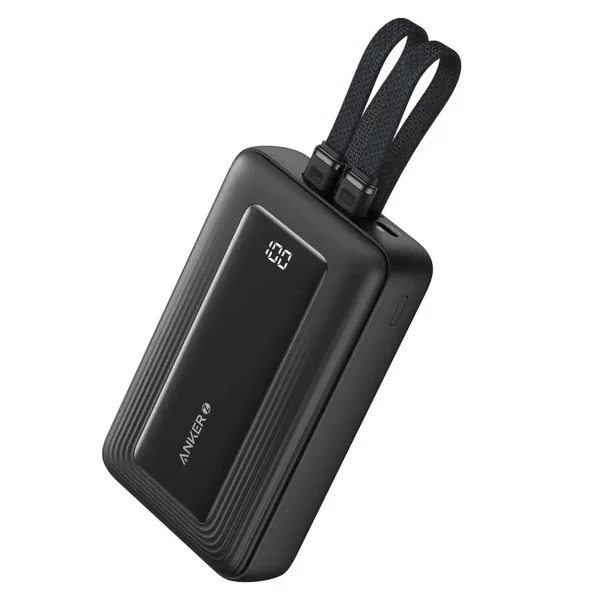 پاوربانک انکر مدل A1681 ظرفیت 20000 میلی آمپر ساعت به همراه کابل لایتنیگ و کابل USB Type-C - تصویر 2