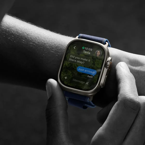 ساعت هوشمند 49 میلی متری اپل مدل Ultra 3 Black Titanium Case با بند Trail - Image 9