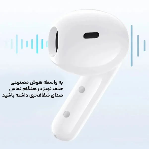 هدفون بلوتوثی شیائومی مدل Air 3 SE با نویز کنسلینگ فعال (ANC)، درگاه شارژ USB Type-C، مقاوم در برابر رطوبت و عرق - تصویر 8