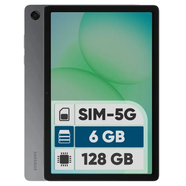bcec065dc509151d80ee8aeea53411ac3a64aa63_1776073803-1 تبلت 11 اینچ سامسونگ مدل Galaxy Tab A11 Plus 5G، ظرفیت 128 گیگابایت و رم 6 گیگابایت، قابلیت پشتیبانی از سیم کارت، رزولوشن دوربین 8 مگاپیکسل - تصویر 1