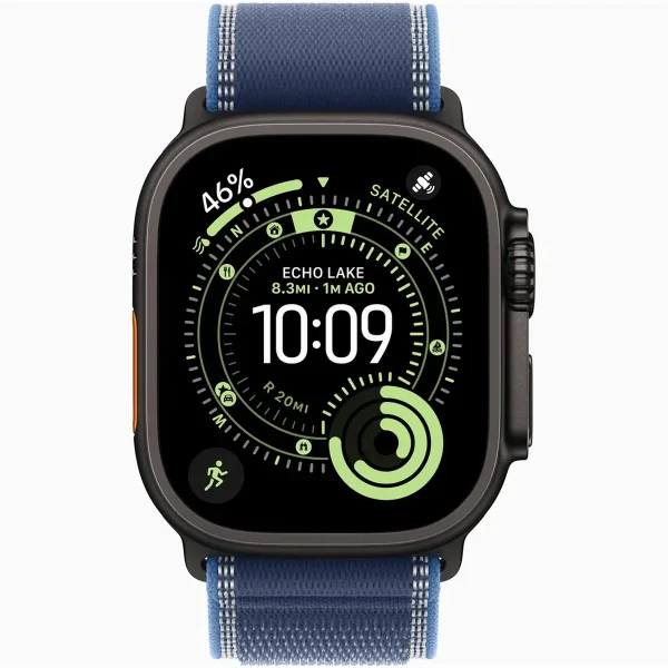 ساعت هوشمند 49 میلی متری اپل مدل Ultra 3 Black Titanium Case با بند Trail - Image 17