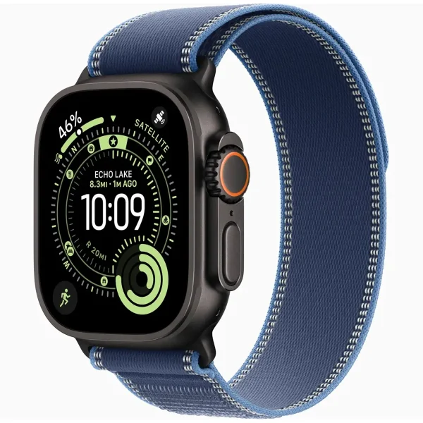 ساعت هوشمند 49 میلی متری اپل مدل Ultra 3 Black Titanium Case با بند Trail - Image 11