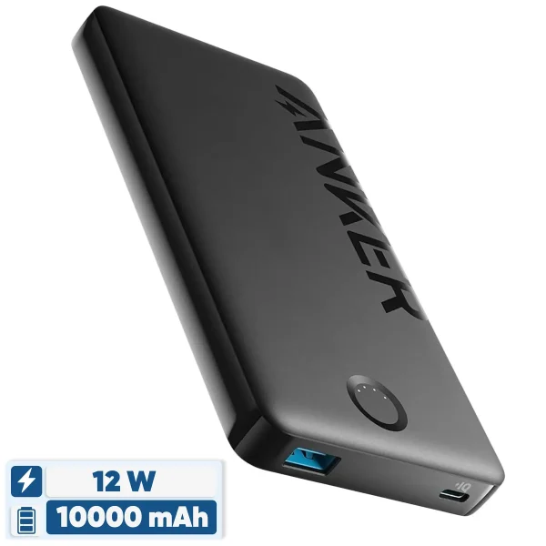 پاوربانک 12 وات انکر مدل A1334 ظرفیت 10000 میلی آمپر ساعت - تصویر 1
