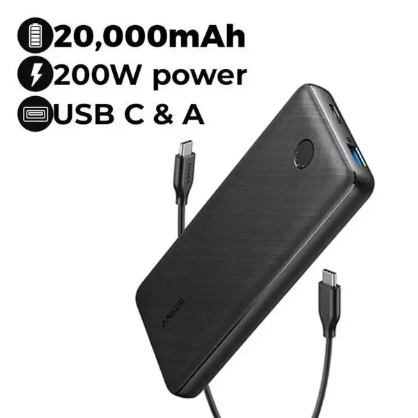 پاوربانک انکر مدل A1268 ظرفیت 20000 میلی آمپر ساعت - تصویر 2