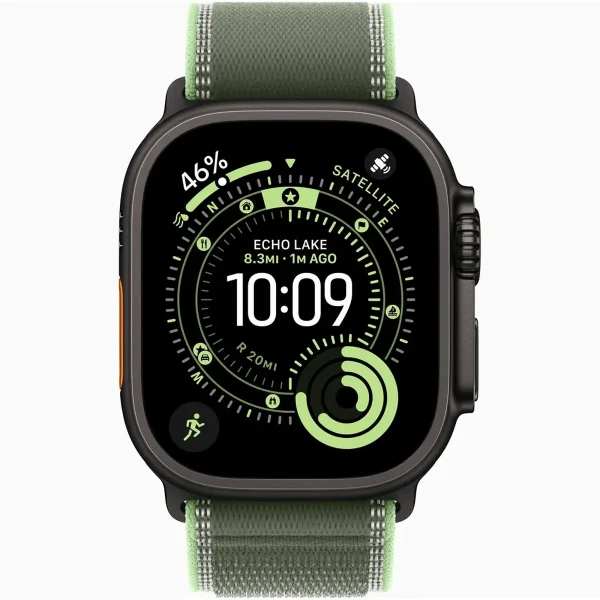 ساعت هوشمند 49 میلی متری اپل مدل Ultra 3 Black Titanium Case با بند Trail - Image 19