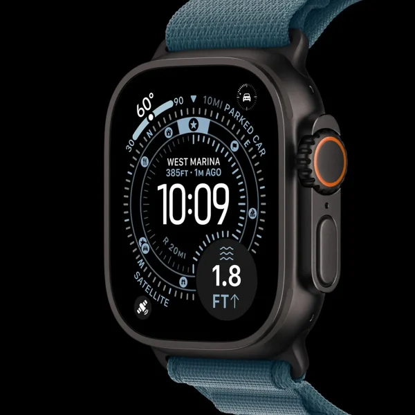 ساعت هوشمند 49 میلی متری اپل مدل Ultra 3 Black Titanium Case با بند Ocean - تصویر 17