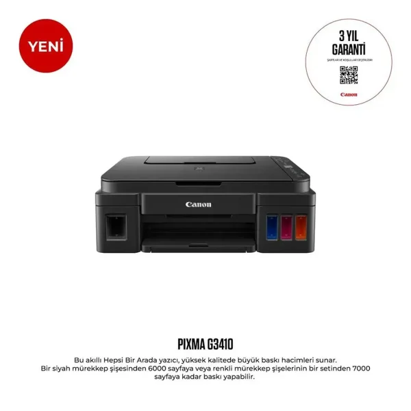 پرینتر چندکاره جوهرافشان کانن مدل PIXMA G3410 - تصویر 7