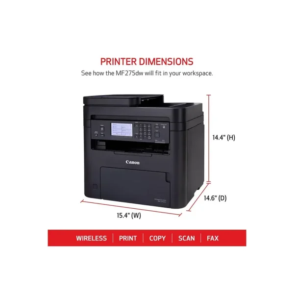پرینتر چند کاره لیزری کانن مدل i-SENSYS MF275dw - تصویر 4