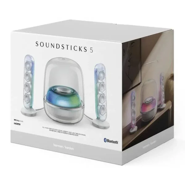 اسپیکر بلوتوثی هارمن کاردن مدل SoundSticks 5 - تصویر 18