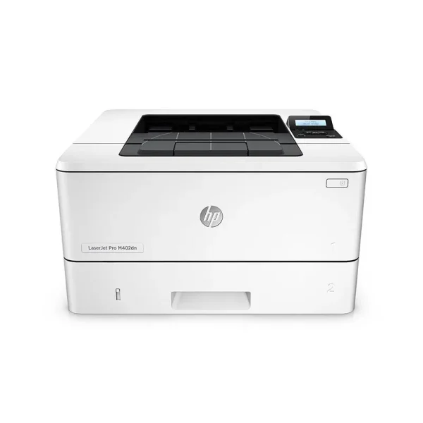 printer HP 402dn_1 پرینتر اچ پی تک رنگ تک کاره با چاپ لیزری مدل LaserJet Pro M402dn، سایز چاپ A4، مجهز به چاپ دو روی خودکار، سرعت چاپ بالا - تصویر 1