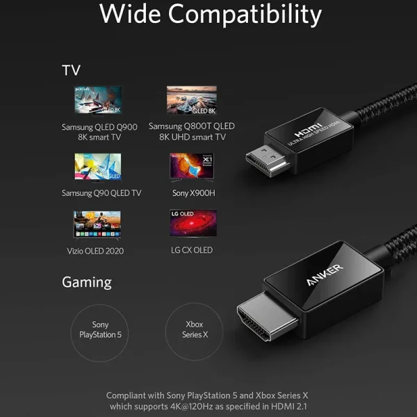 کابل HDMI انکر مدل A8743 طول 2 متر - تصویر 8