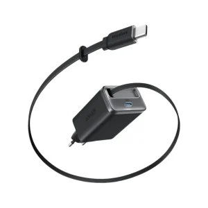 شارژر انکر بهمراه کابل متصل Anker Nano USB C Charger Block 35W Max 2-Port مدل A2658