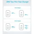 شارژر دیواری انکر Anker USB-C 20W Charger 2 Port Block With USB-C to USB-C Cable مدل B2348 - تصویر 4