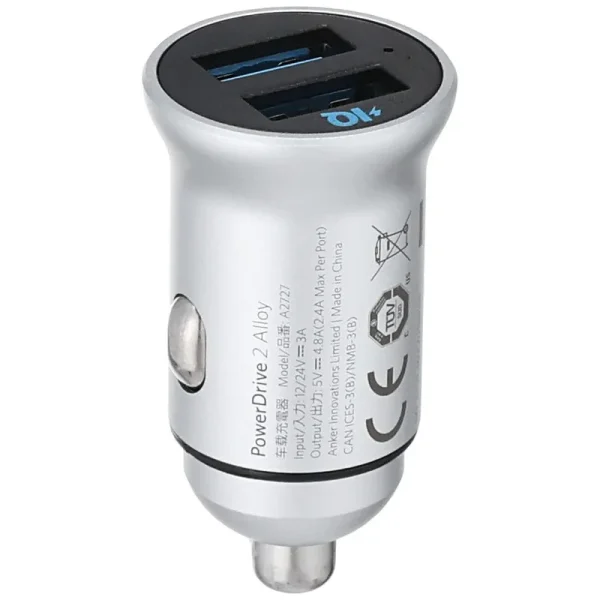 شارژر فندکی انکر مدل A2727 Powerdrive2 Alloy - تصویر 5