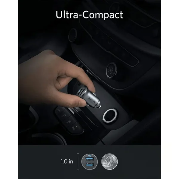 شارژر فندکی انکر مدل A2727 Powerdrive2 Alloy - تصویر 2