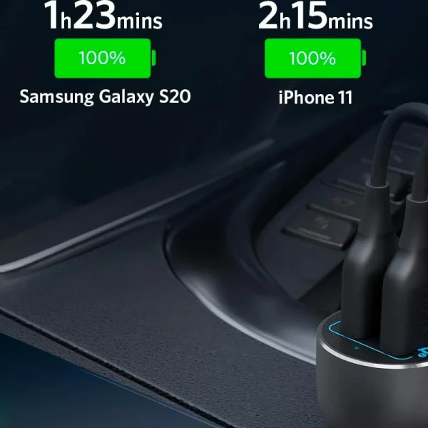 شارژر فندکی انکر مدل Power Drive III - تصویر 2